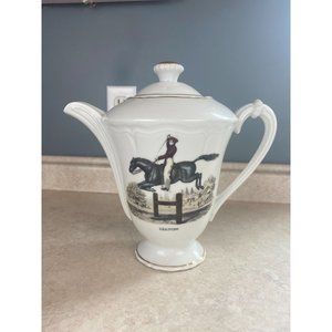 Vintage Porcelaine De Paris France Leaping 6 Cup Coffee/Tea Pot